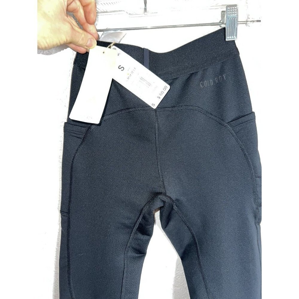 Adidas Cold Ready Leggings NWTS Size Small Black Side Pockets XS New C1 - Picture 4 of 7